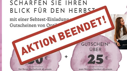Sehtest-Einladung